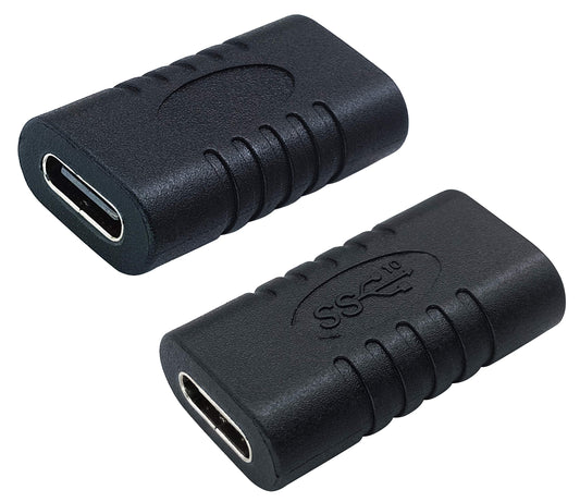 AAOTOKK Type C USB Adapter, Gen 2 (10Gbps) 3A USB-C 3.1 Type C USB Female to Female Extension Adapter Supports Charging, Data, Audio, Video Adapter…