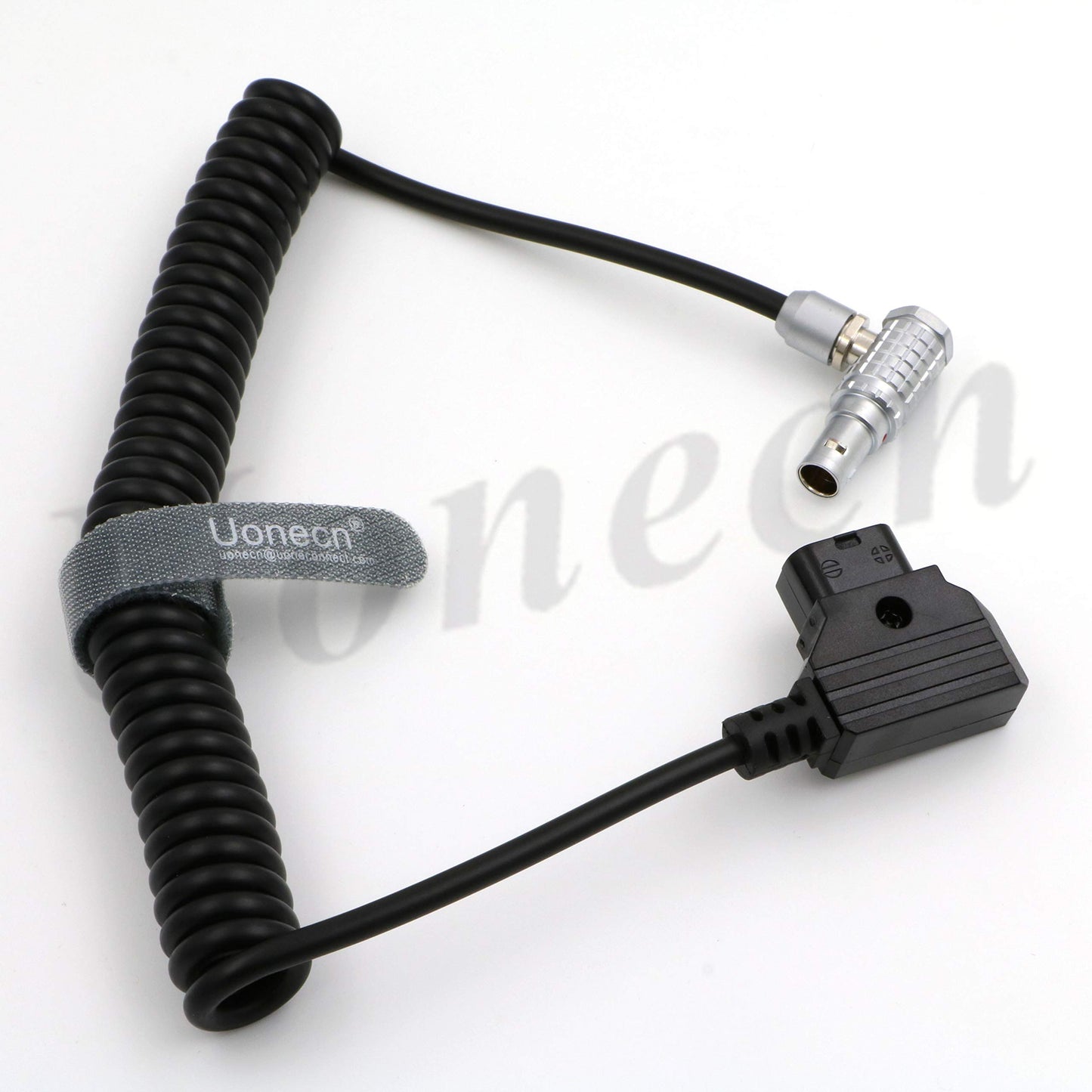 Uonecn Teradek Bond Power Cable for ARRI RED Camera Anton Bauer Right Angle 2 Pin Male to D-Tap Spring Cable 12''
