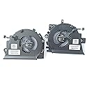 Fleshy Leaf Replacement Cooling Fan CPU+GPU Cooling Fan for HP Zbook 15 G3 15-G3 Series 848251-001 848252-001 DFS2000054R0T FGGT DFS531005PL0T FGGU