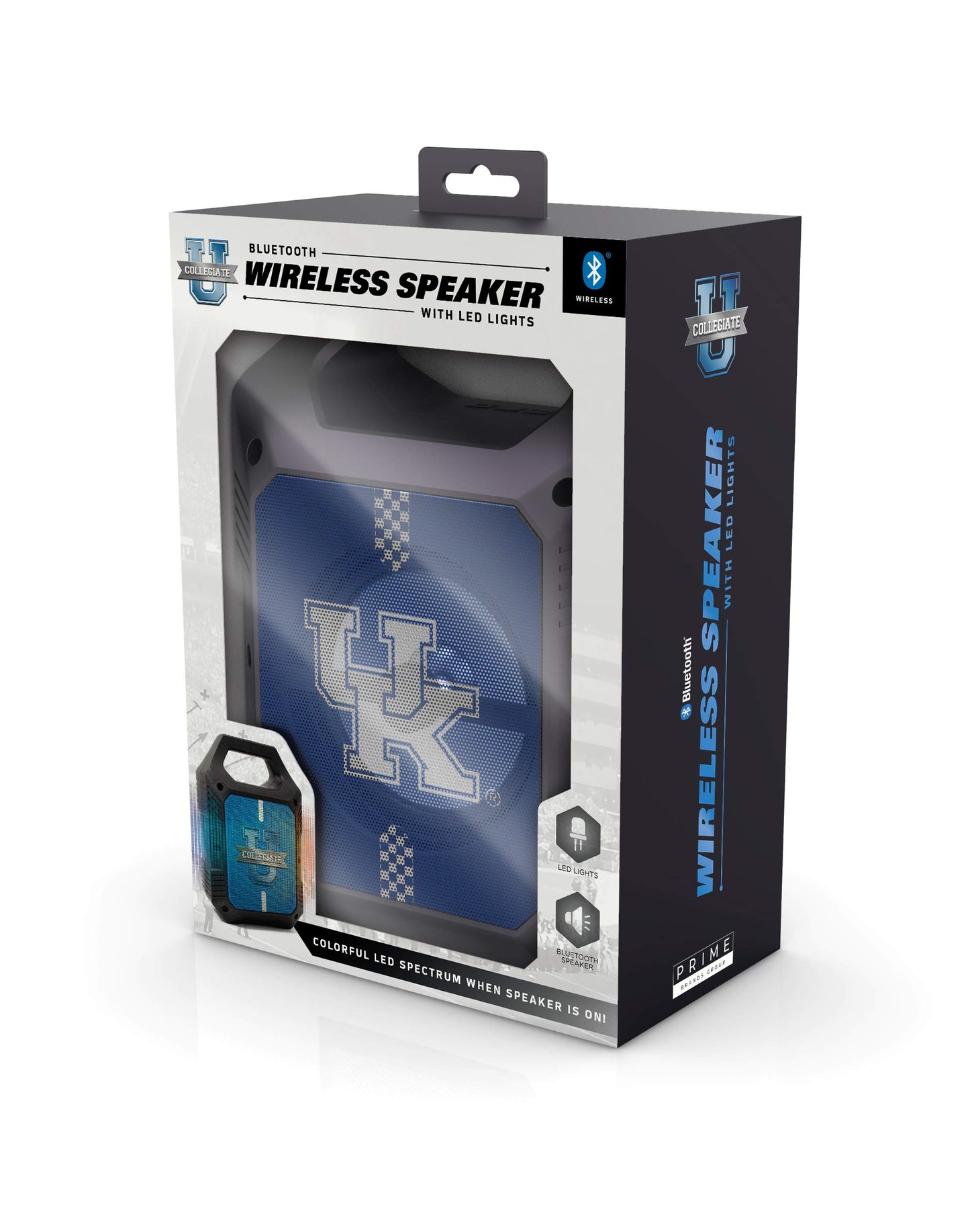SOAR NCAA ShockBox XL LED Wireless Bluetooth Speaker, Kentucky Wildcats