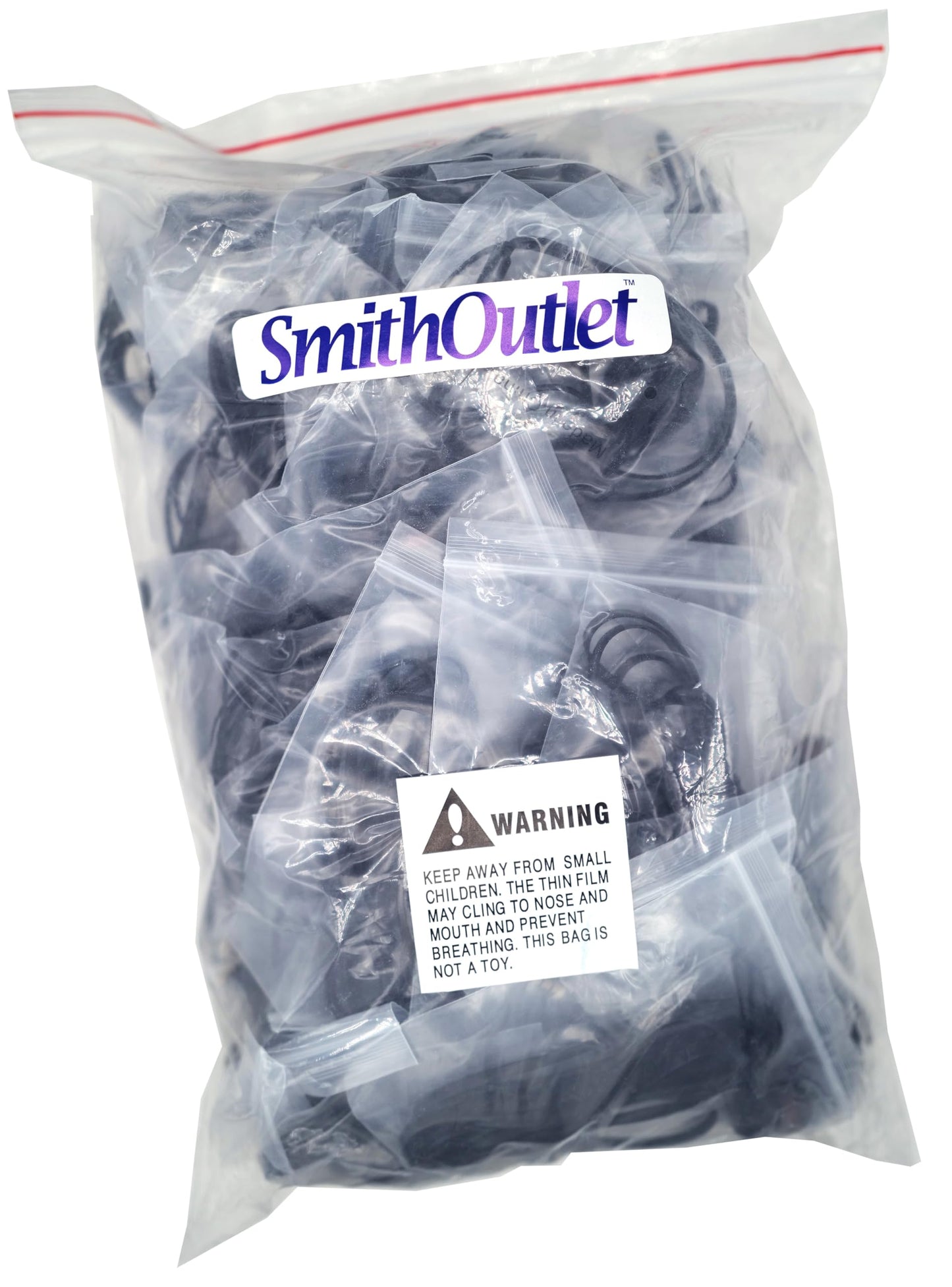 SmithOutlet Bulk Earbuds 50-Pack with Microphone for Classrooms, Schools - 3.5 MM Jack - Inline Volume Control - SG-EB3-50 Black - Individually…