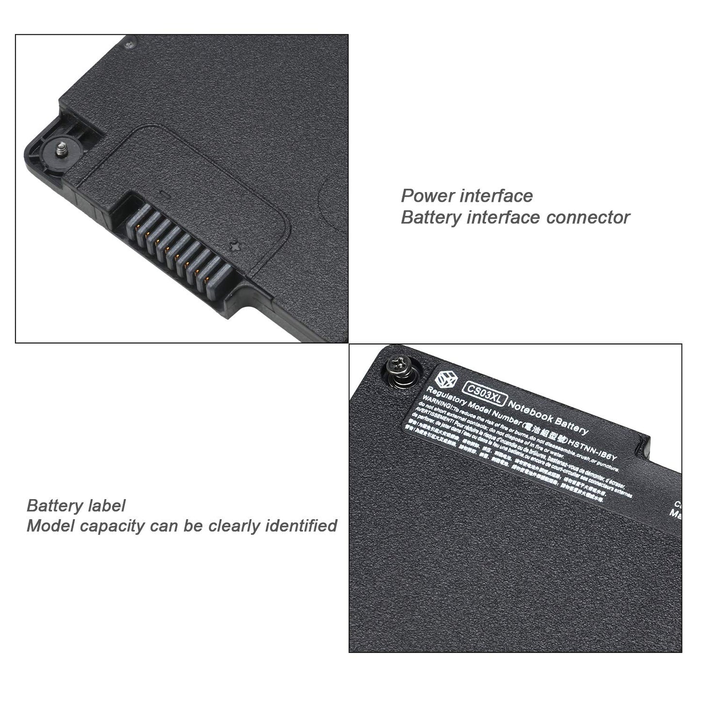 HSX CS03XL Laptop Battery for HP EliteBook 840 G3 848 850 755 745 G3 EliteBook 840 848 G4 850 755 745 ZBook 15u mt42 mt43 Series 800231-1C1 800513-001