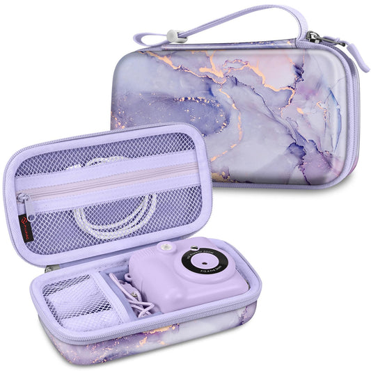 Fintie Kids Camera Case Compatible with ESOXOFFORE, MINIBEAR, Dylanto, GKTZ, Mgaolo, WEEFUN Instant Print Digital Cameras, Hard Carrying Storage Bag
