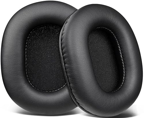SOULWIT Earpads for Audio Technica ATH M50X M50XBT M50RD M40X M30X M20X MSR7 SX1 Monitor Headphones, Ear Pads Cushions with Softer Protein Leather