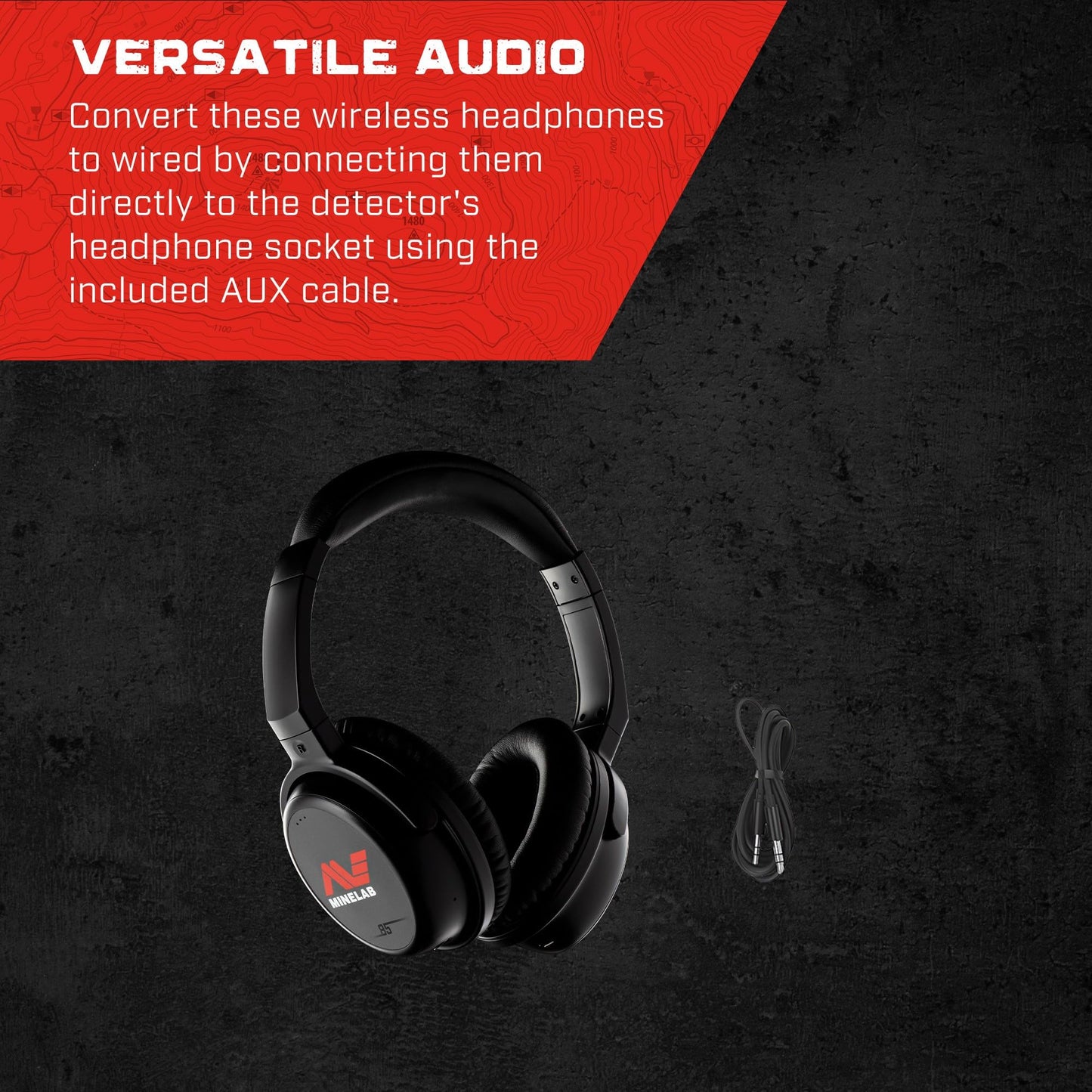 Wireless Minelab ML 85 Headphones (X-Terra Pro, Equinox 700/900, Manticore) by Minelab