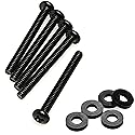 CRJ 6-32 UNC Extra Long 1-3/8" (34mm) Computer Radiator Fans Screws Set for 25mm and 30mm Fans - 20 Screws and 20 Washers