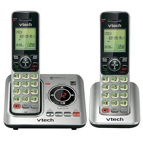 VTech VTCS6629-2 Dect_6.0 2-Handset Landline Telephone
