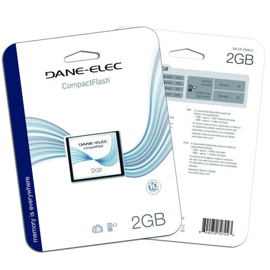 Dane-Elec 2 GB CompactFlash Memory Card DA-CF-2048-R
