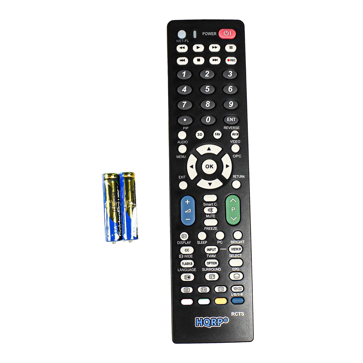 HQRP Remote Control Compatible with Sharp LC-C4254U LC-C4654U LC-C4655U LC-C4662U LC-C46700UN LC-C4677UN LC-C6577UM LC-M3700 LCD LED HD TV Smart 1080p