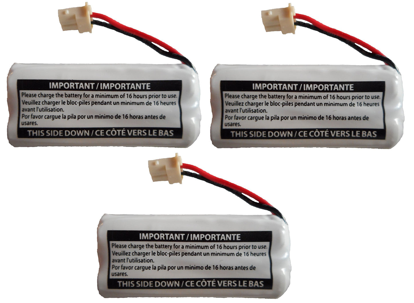 Replacement Battery BT162342 / BT262342 for Vtech AT&T Cordless Telephones CS6114 CS6419 CS6719 EL52300 CL80111 (3-Pack)