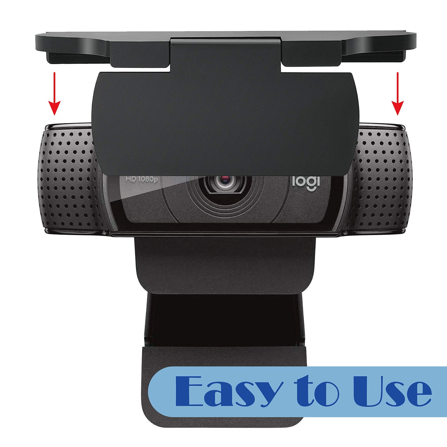 imluckies Webcam Cover for Logitech C920/ C920x/ C930e/ C922x/ C922 HD Pro Stream Webcam, Physical Anti-Peeping, Camera Privacy Shutter Cover Protect