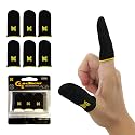 MGC ClawSocks 6 Pack Carbon, Gamer Finger & Thumb Sleeves, Mobile Gaming Stabilizer & Compression Support Black