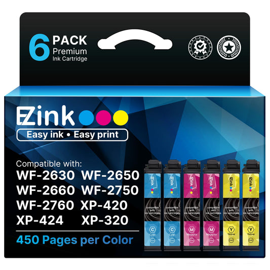 E-Z Ink Remanufactured Ink Cartridge Replacement for Epson 220XL?6 Pack?