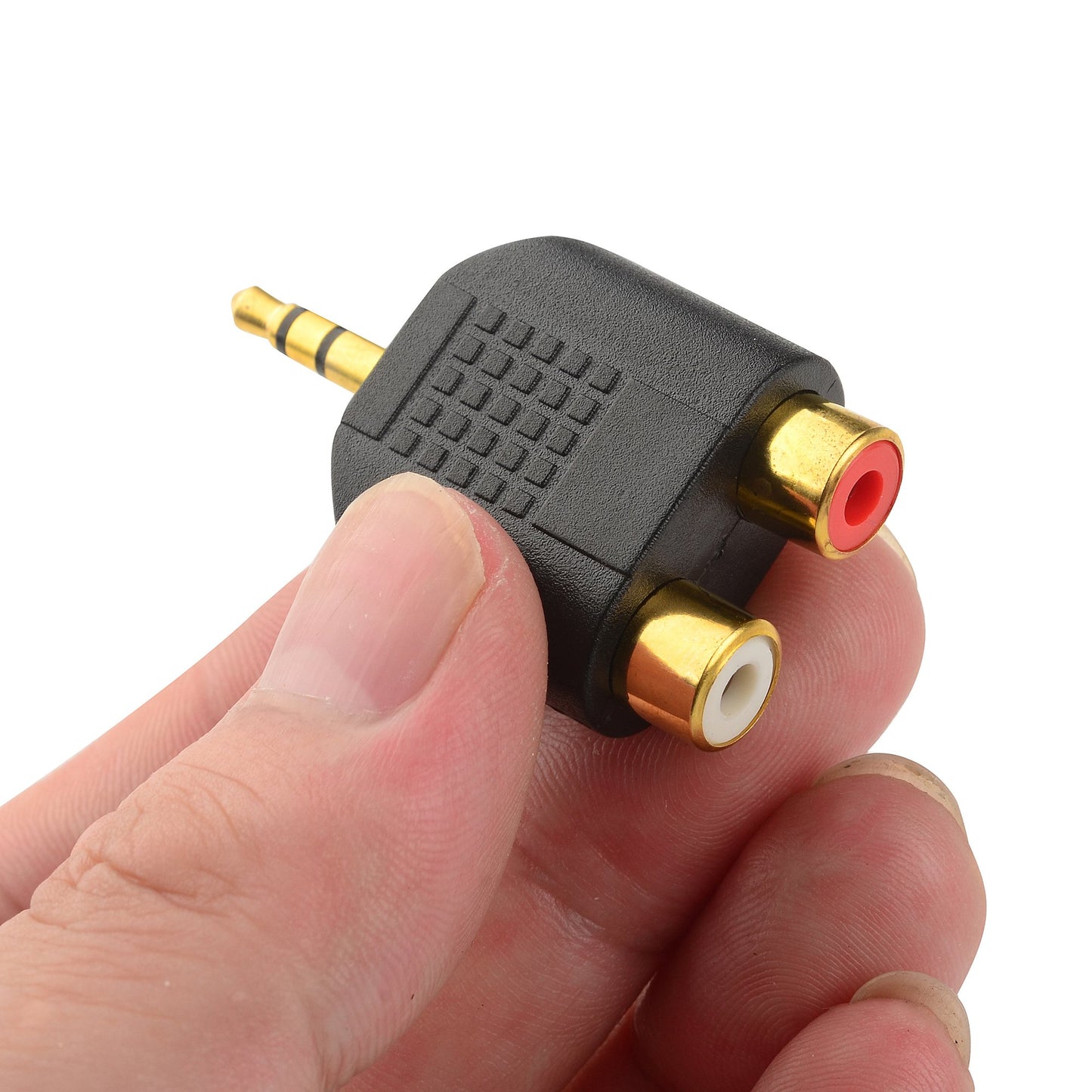 Cable Matters 10-Pack Gold Plated 3.5mm Stereo to 2-RCA Male to Female Adapter