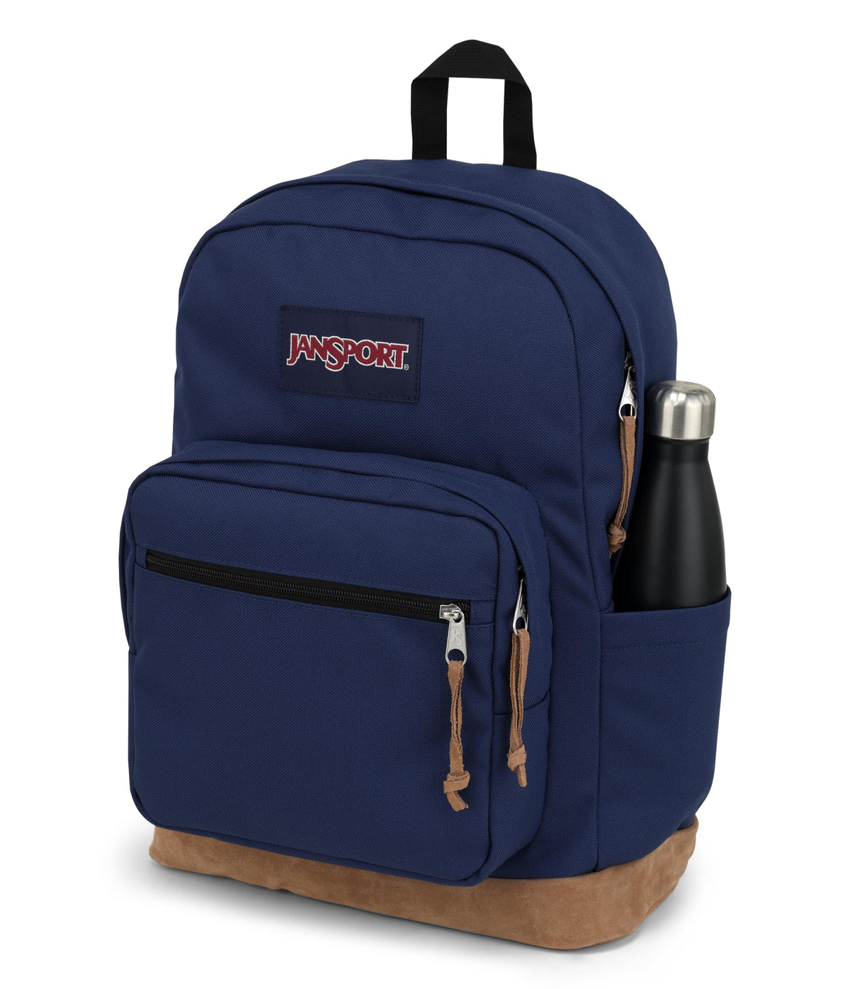 JanSport Right Pack Backpack - Durable Daypack with Padded 15" Laptop Sleeve, Spacious Main Compartment & Integrated Water Bottle Pocket - Navy