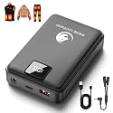 SNOW LEOPARD Heated Vest Battery Pack 7.4v 16000mah Power Bank for Heated Jacket with LED Display Battery Pack for Heating Vest with Dc/USB/Type-C