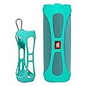 Alltravel Featured Silicon Sleeve for JBL FLIP 5 Waterproof Portable Bluetooth Speaker, More Protective and and Real Sound Design (Mint Green)