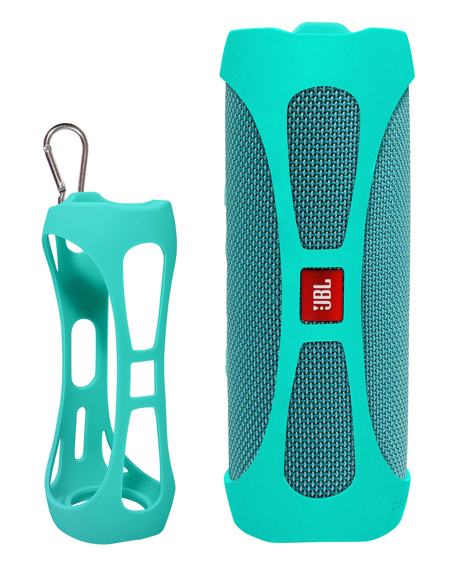 Alltravel Featured Silicon Sleeve for JBL FLIP 5 Waterproof Portable Bluetooth Speaker, More Protective and and Real Sound Design (Mint Green)