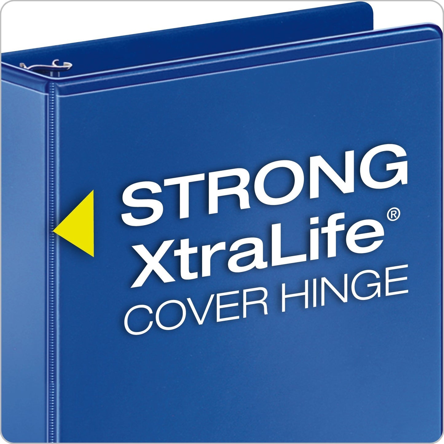 Cardinal Economy 3 Ring Binder, 1 Inch, Presentation View, Blue, Holds 225 Sheets, Nonstick, PVC Free, 4 Pack of Binders (79511)