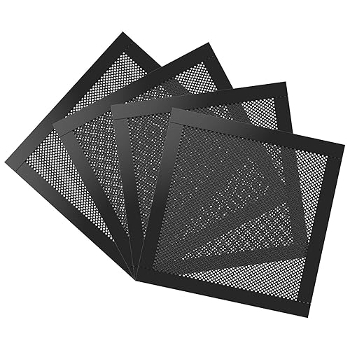 MoKo 140mm Dust Filter for Computer Cooler Fan, [4 Pack] Magnetic Frame PC Fan Dust Mesh PC Cooler Filter Dustproof PVC Cover Computer Fan Grills