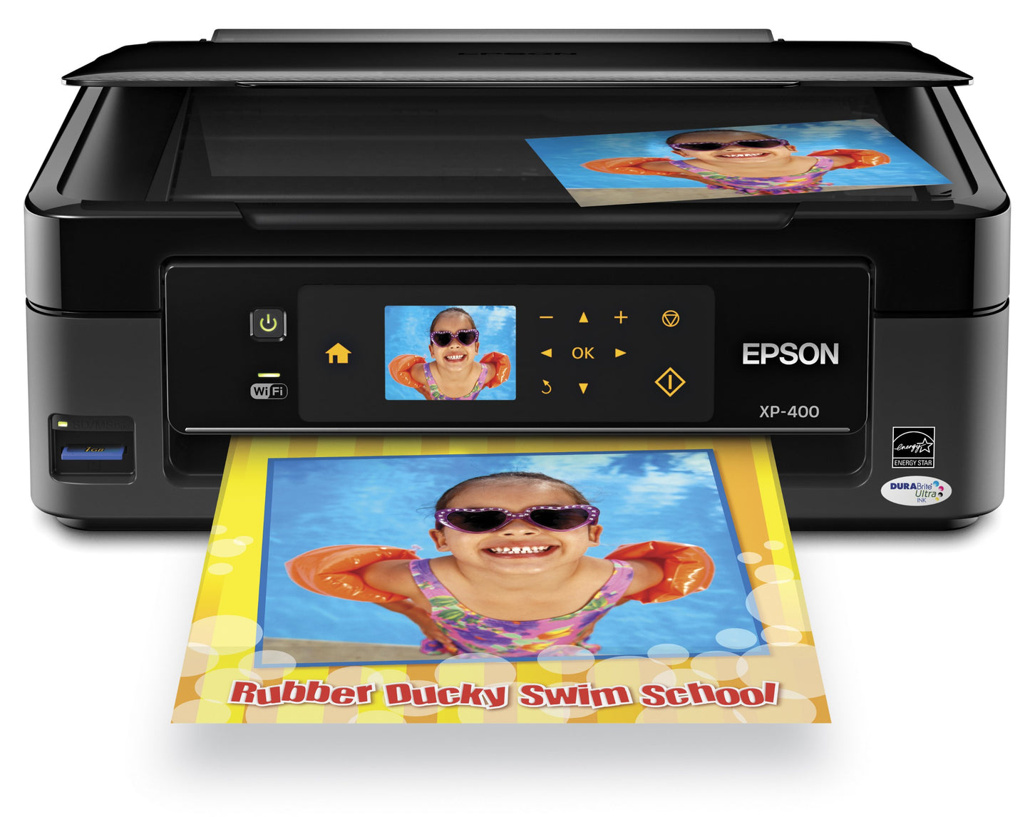 Epson C11CC07201 Wireless Color Printer with Scanner and Copier
