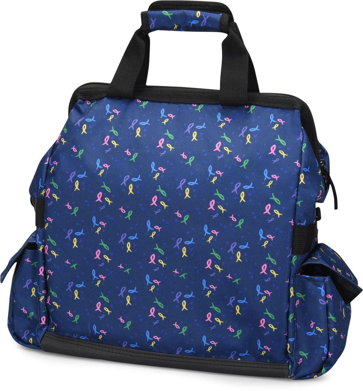 Nurse Mates Ultimate Nursing Bag | Multiple Compartments | Laptop Pocket | Durable Zippers | Ribbon Hearts