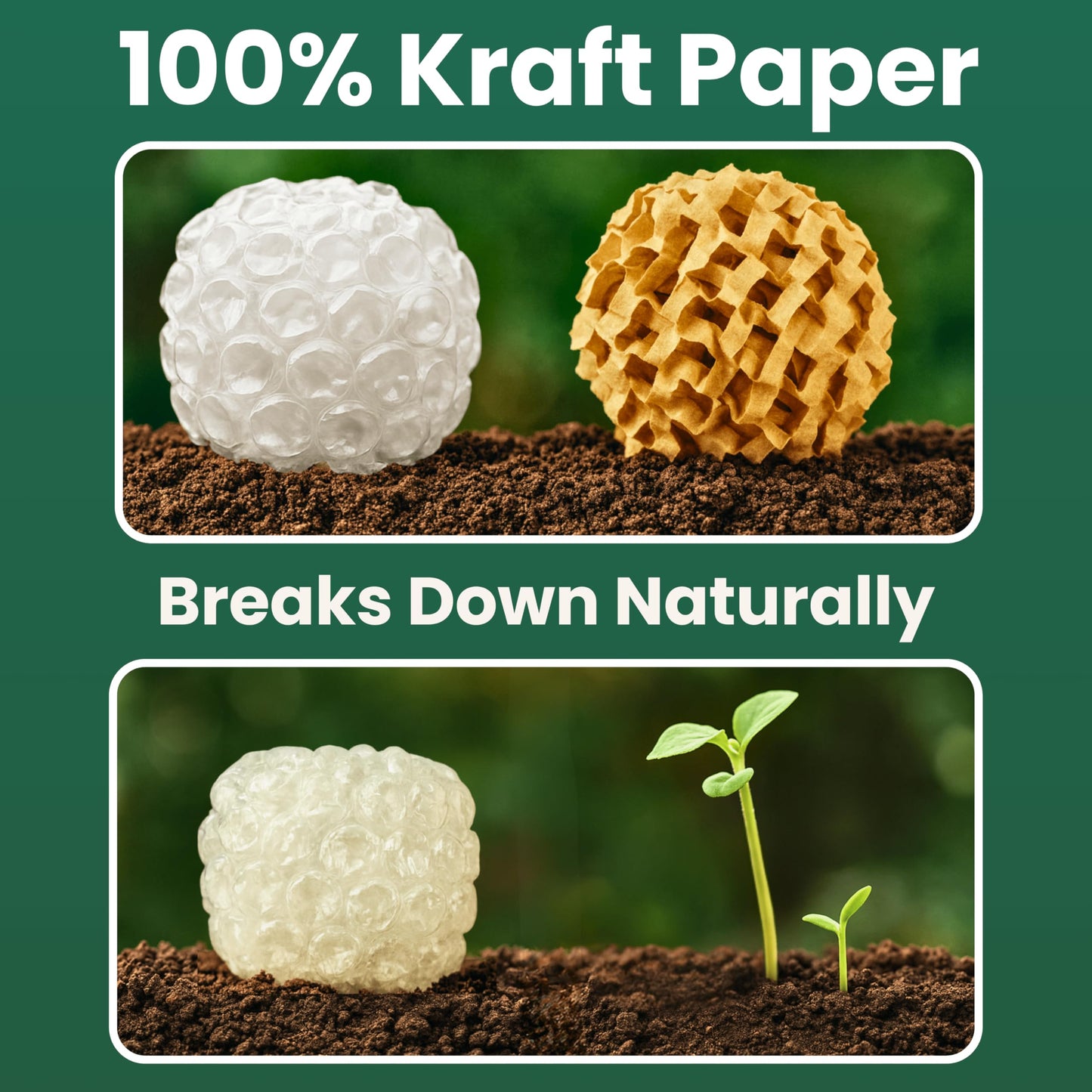 12" x 150FT Honeycomb Packing Paper Roll for Moving & Shipping - Expandable Kraft Cushion Wrap for Small Business Packaging - Eco Friendly Protective