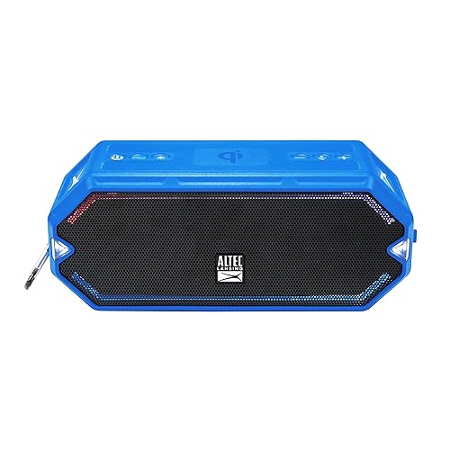 Altec Lansing - HydraBlast Wireless Portable Bluetooth Speaker, IP67 Waterproof for Parties, USB C Rechargeable Outdoor Speakers with Built in Phone