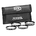 Sakar 52mm Close-Up Filter Set (+1, +2, +4 and +10 Diopters) Magnification Kit - Metal Rim