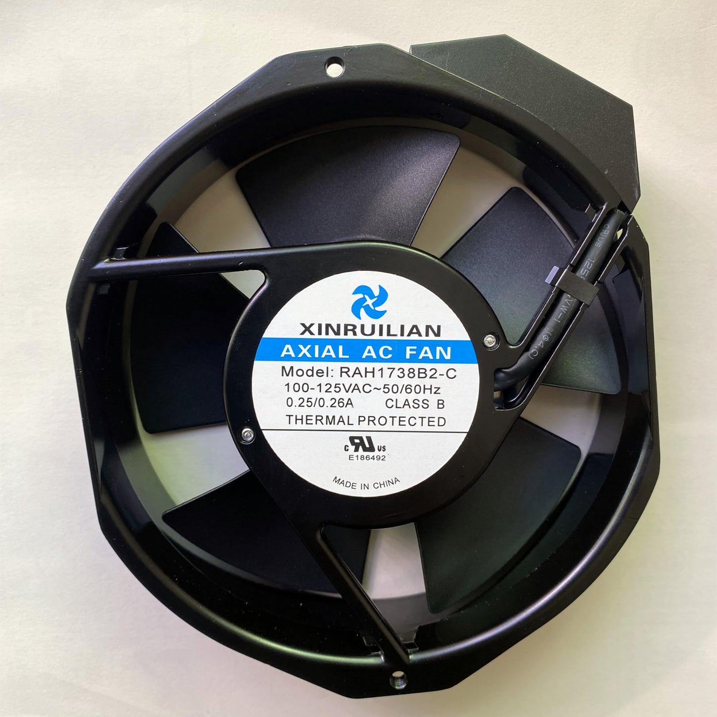 Javosaw RAH1738B2-C 17CM Cabinet Cooling Fan, 100-125VAC, 6.77 Inches, Compatible with Desktop & Graphic Cards