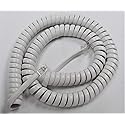DIY-BizPhones 5-Pack White 12Ft Handset Cords Compatible with Panasonic Phone KX T7200 T7400 DT300 DT500 NT500 Series T7425 T7431 T7433 T7625 T7630