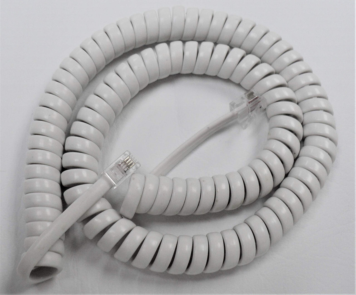 DIY-BizPhones 5-Pack White 12Ft Handset Cords Compatible with Panasonic Phone KX T7200 T7400 DT300 DT500 NT500 Series T7425 T7431 T7433 T7625 T7630