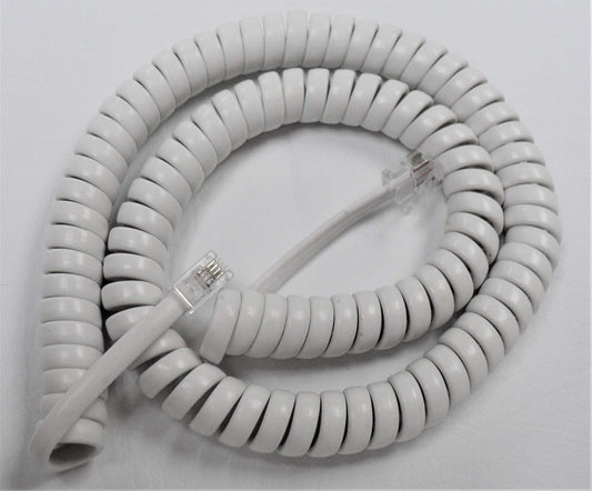 DIY-BizPhones 5-Pack White 12Ft Handset Cords Compatible with Panasonic Phone KX T7200 T7400 DT300 DT500 NT500 Series T7425 T7431 T7433 T7625 T7630