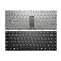 Laptop Replacement Keyboard Fit Lenovo IdeaPad G40-30 G40-45 G40-70 G40-80 G41-35 Flex 2-14D US Layout (Black Frame)