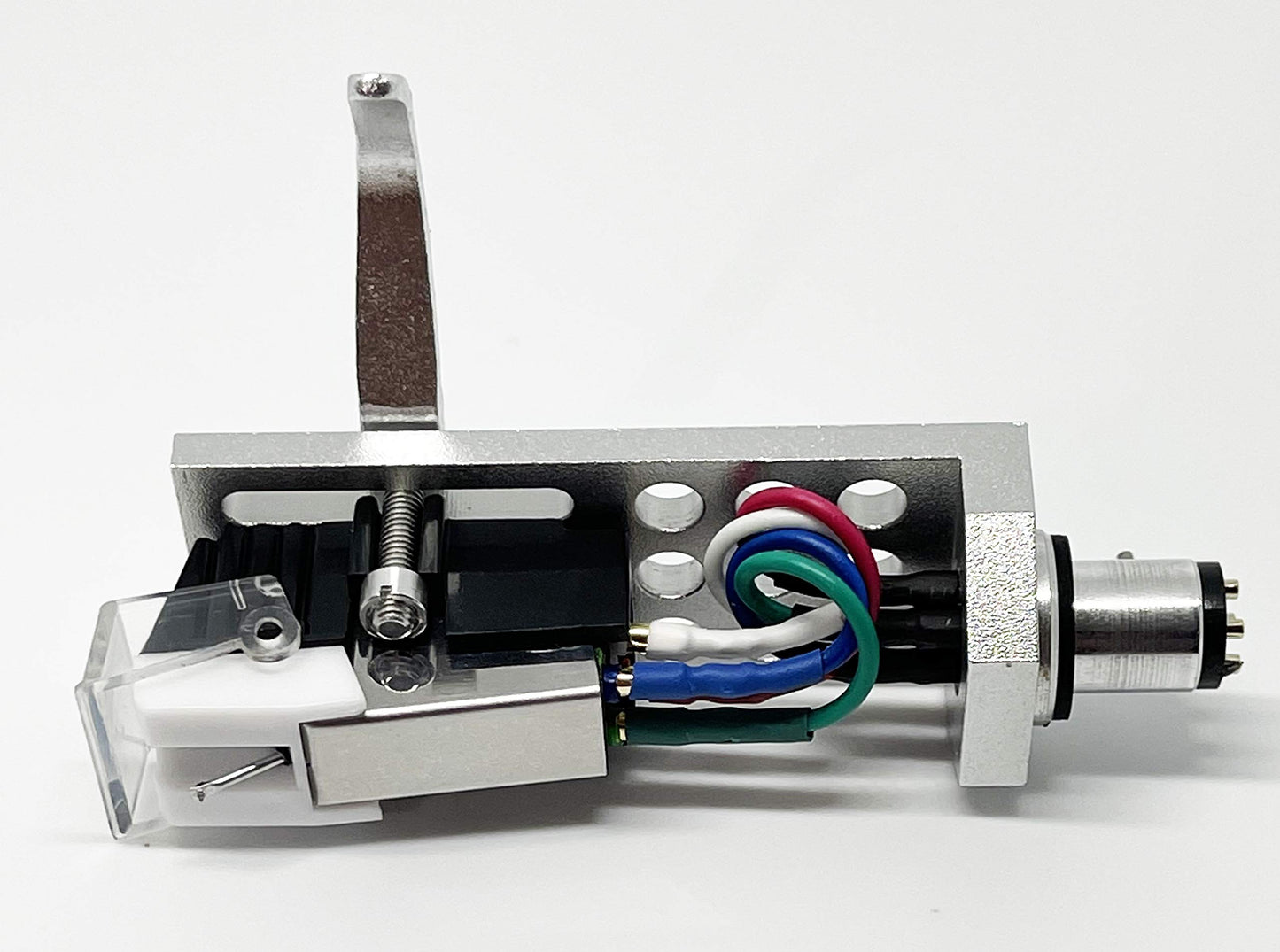 Cartridge and Stylus, Conical needle and Silver Headshell with mounting bolts for SONY PS4300, PS3300, PS1150, PS1350, PS1800, PS11, PS212, PS2250