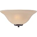 NUVO 60/5384 One Light Wall Sconce Vanity, Bronze/Dark