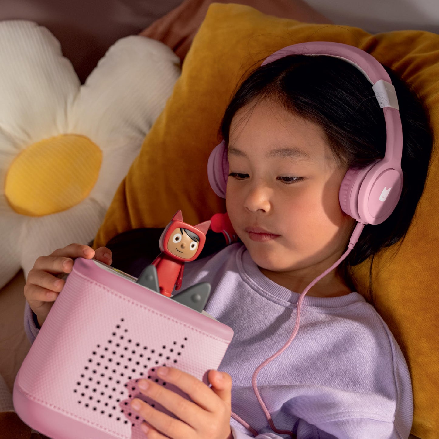 Tonies Wired USB Type C Headphones for Toniebox 2 - Cloud Pink