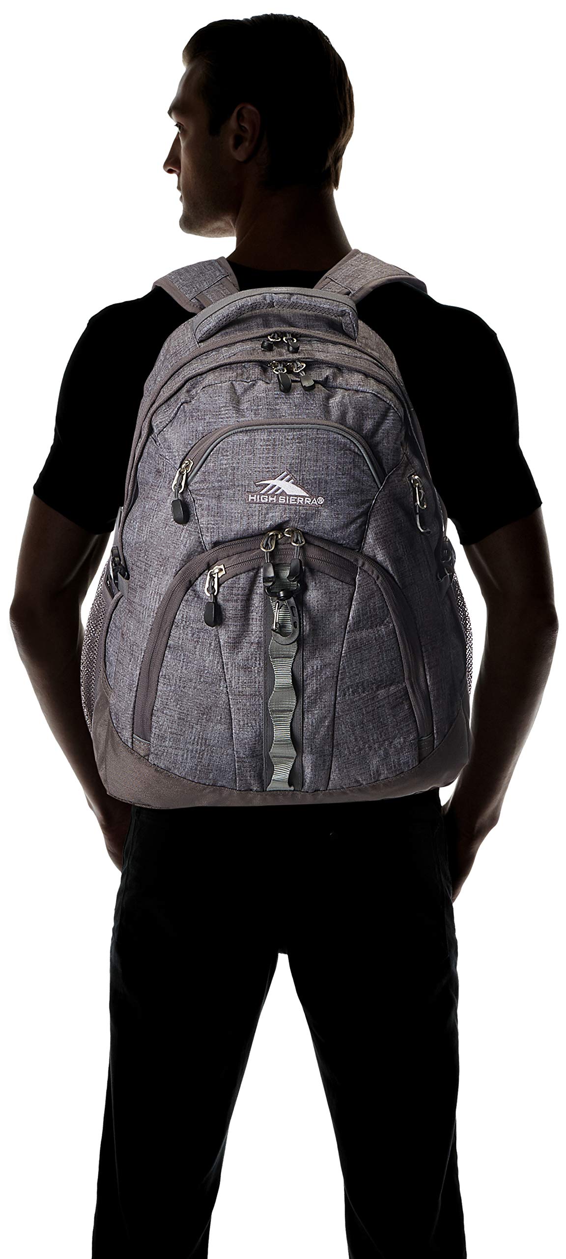 High Sierra Access 2.0 Laptop Backpack, Woolly Weave/Slate, One Size