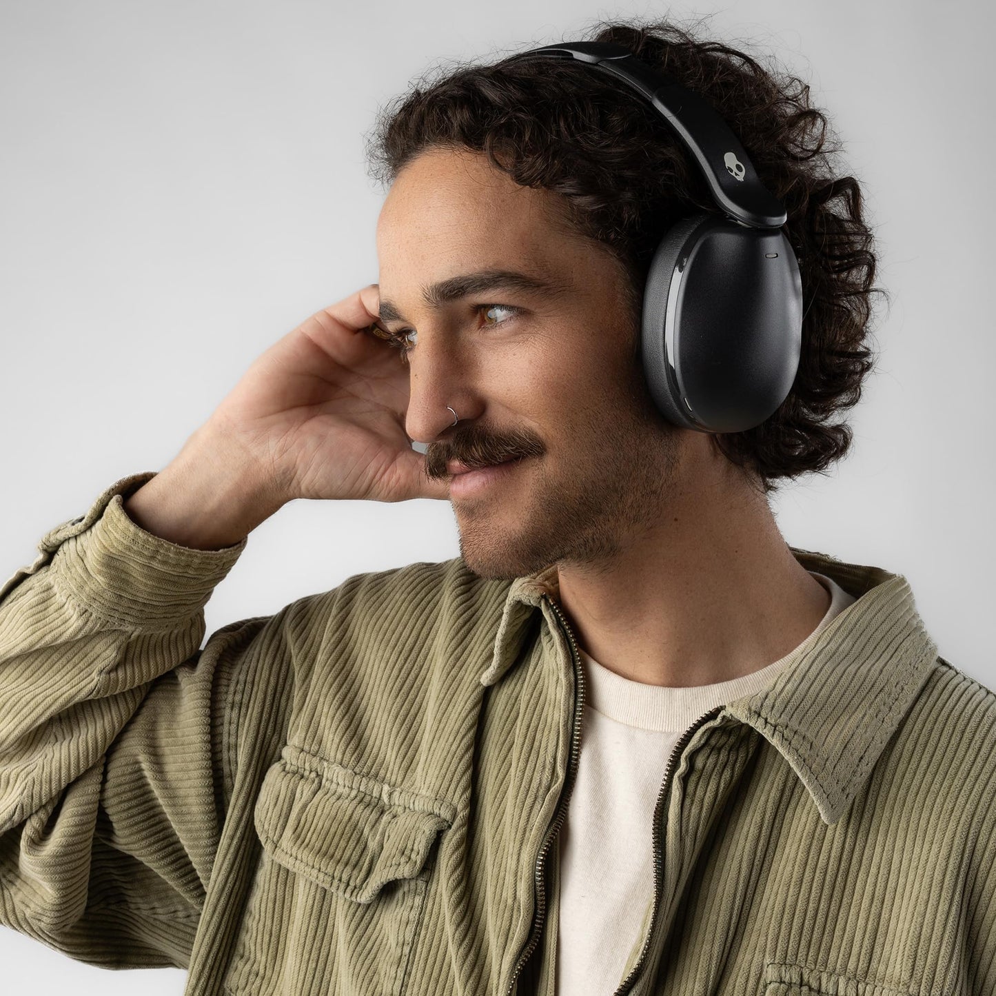 Skullcandy Hesh 360 Wireless Over-Ear Bluetooth Headphones, Up to 100 Hours Battery, Noise Isolating Fit, Flat-Folding Collapsible Design, Microphone…