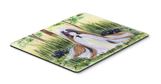 Caroline's Treasures SS8112MP Shih Tzu Mouse Pad, Hot Pad or Trivet for Home Office Gaming Working Computers Laptop Mouse Mat,Washable Large Mousepad