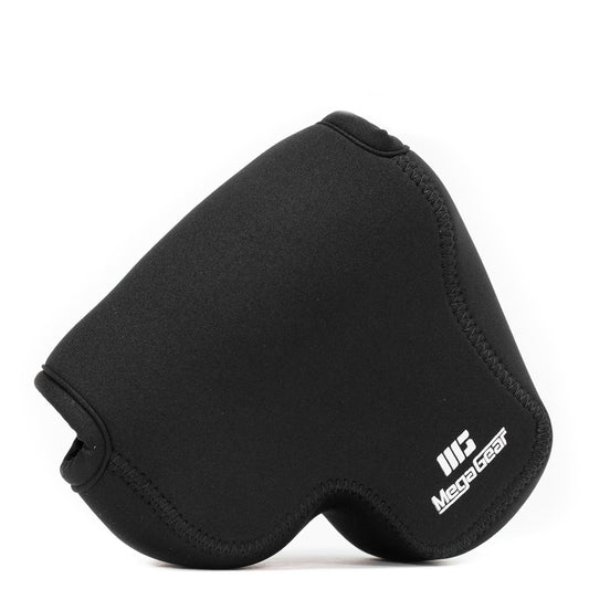 Megagear Panasonic Lumix Dc-Fz80, Fz82 Ultra Light Neoprene Camera Case, With Carabiner - Black - MG1165, PU Leather