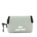 MegaGear Canon Powershot Sx730 Hs, Sx720 Hs, Sx710 Hs, G16, G15 Ultra Light Neoprene Camera Case, With Carabiner - Gray - MG1246, PU Leather