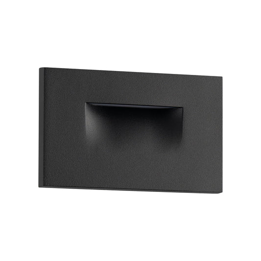 East Grove Home Builder Essentials Indoor or Outdoor 120V Input LED Step or Patio Deck Light Horizontal Orientation with 3-CCT 2700K-3000K-4000K