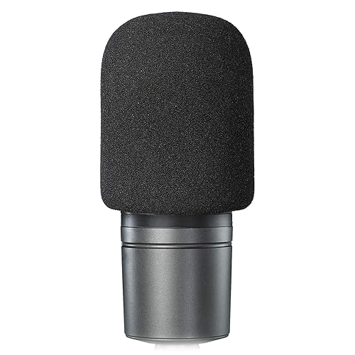 SUNMON Windscreen Foam Cover, Windscreen Pop Filter for Audio-technica AT2020 Condenser Studio Microphone,Compatible with AT-2035 AT-2050 ATR2500