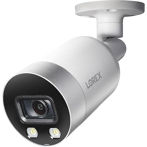 4K Ultra HD Analog Active Deterrence Add-on Security Bullet Camera with Color Night Vision