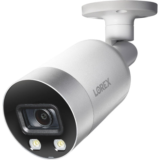 4K Ultra HD Analog Active Deterrence Add-on Security Bullet Camera with Color Night Vision