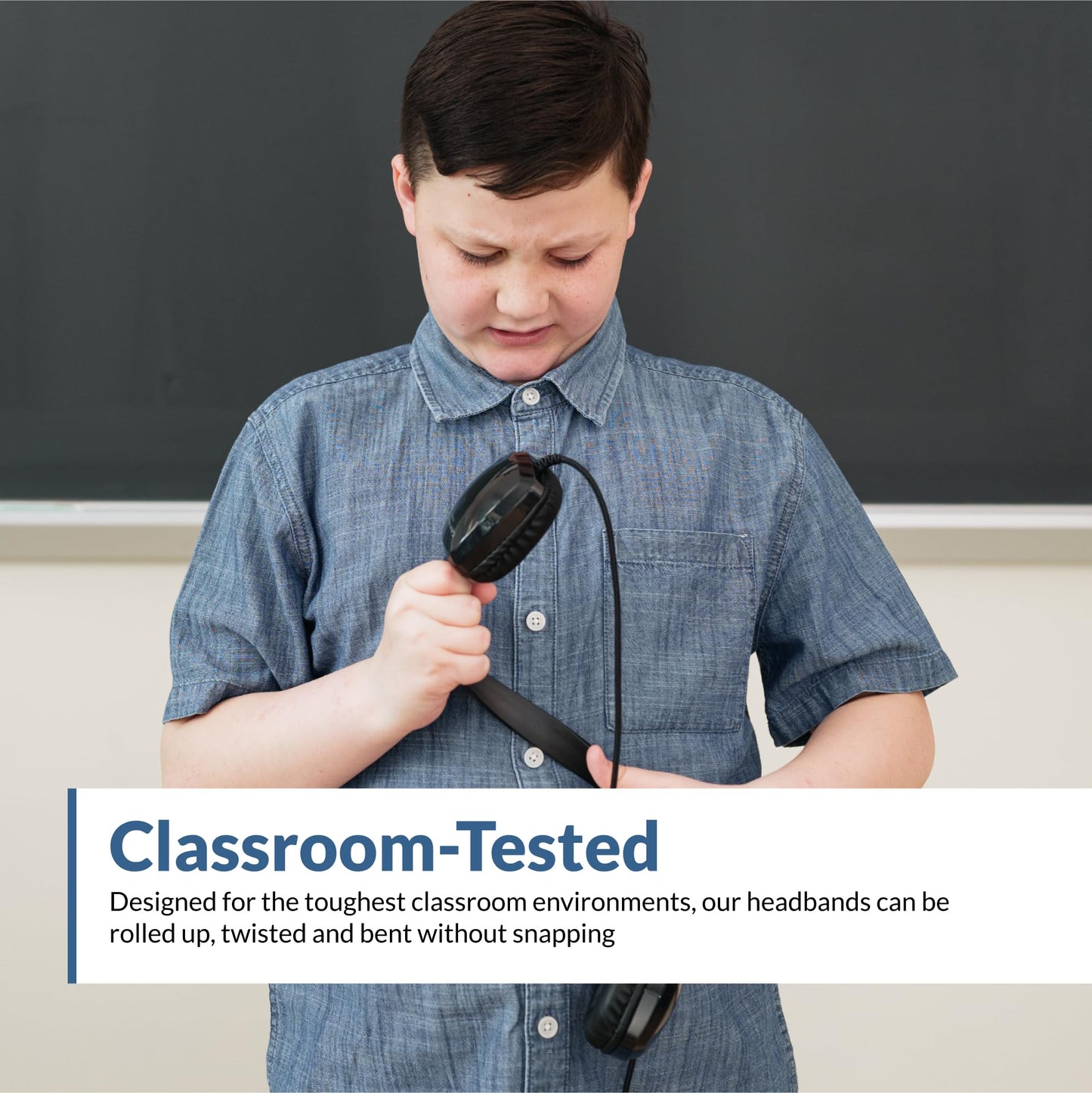 Cyber Acoustics 3.5mm Stereo Headphones for PCs and Other 3.5mm Devices in The Office, Classroom or Home (ACM-6004)