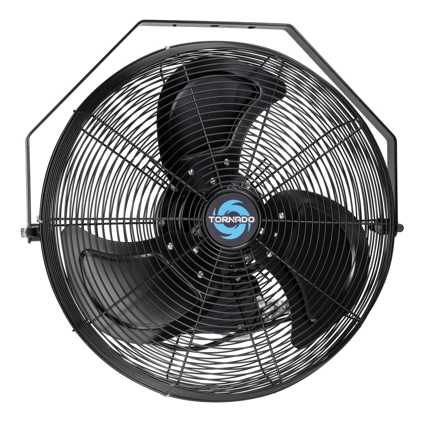 Tornado 18 Inch Outdoor IPX4 Water-Resistant Wall Mounted Fan, 3 Speed High Velocity Metal Industrial Wall Fan For Commercial, Residential