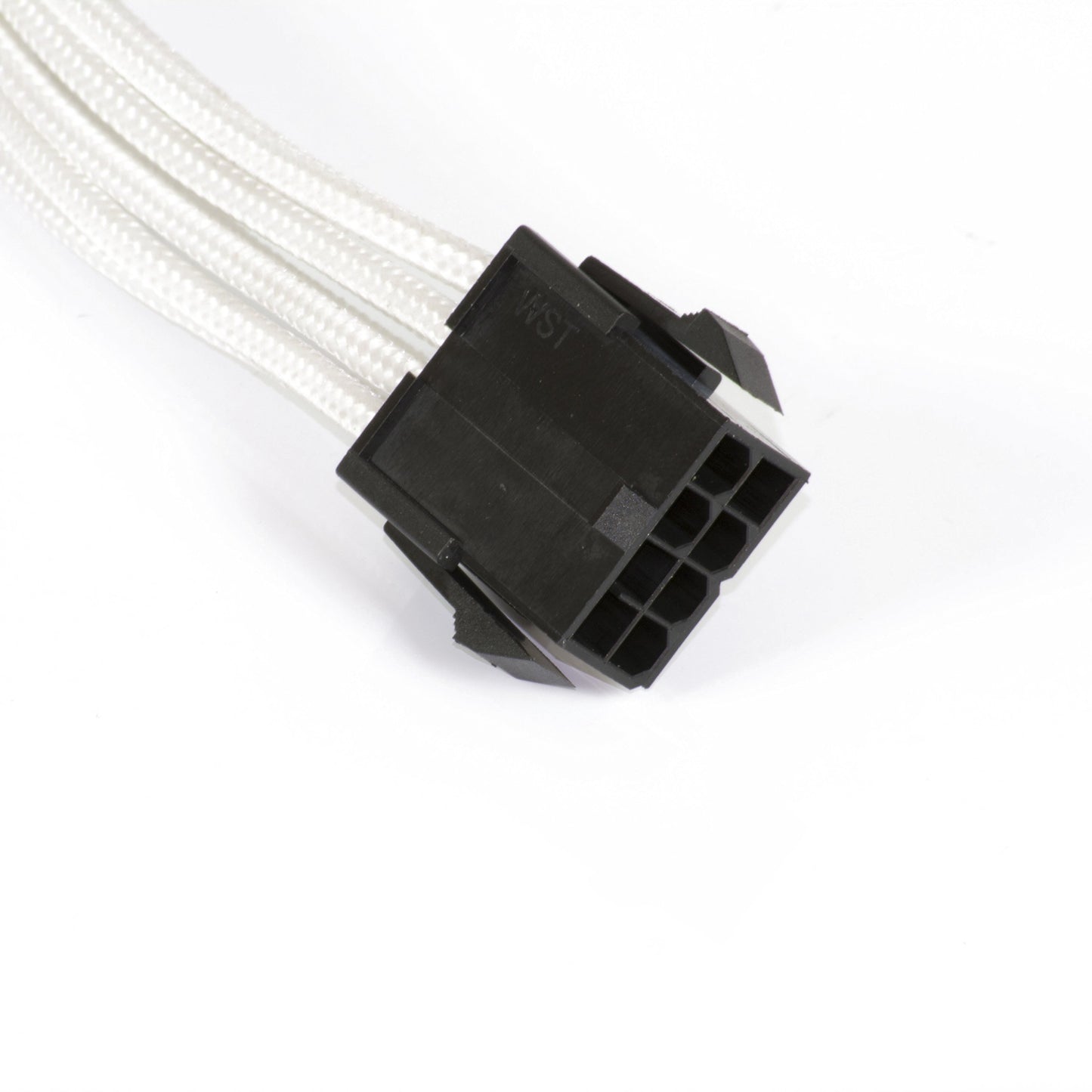 Phanteks 8 to 8 (6+2) Pin VGA Premium Sleeved Extension Cable 19.68" Length, White(PH-CB8V_WT)
