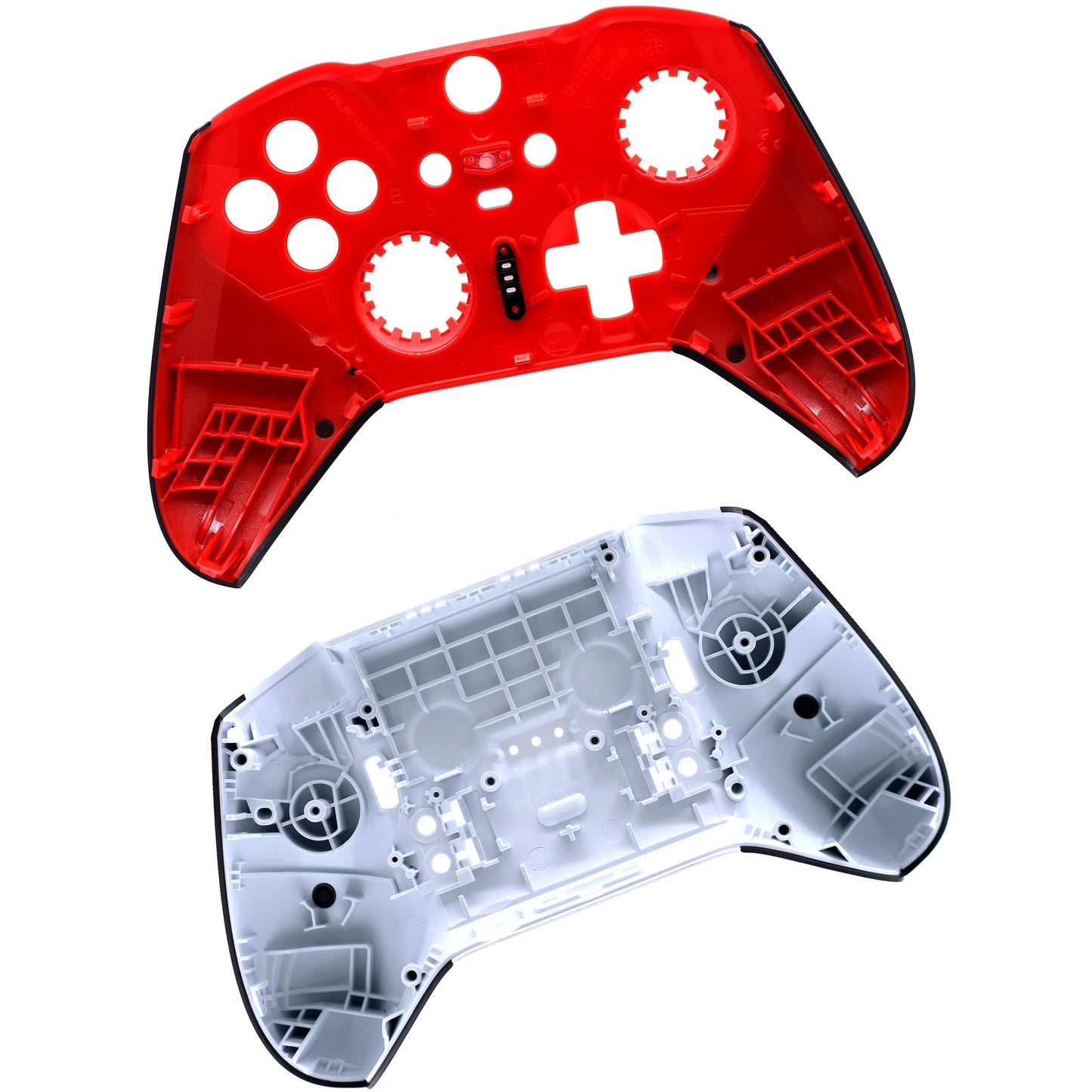 Deal4GO Front Housing Shell Faceplate Cover with Back Shell Case kit Replacement for Xbox One Elite 2 Controller Model 1797 (Red)